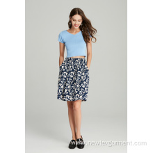 Ladies Printed Viscose Skirt